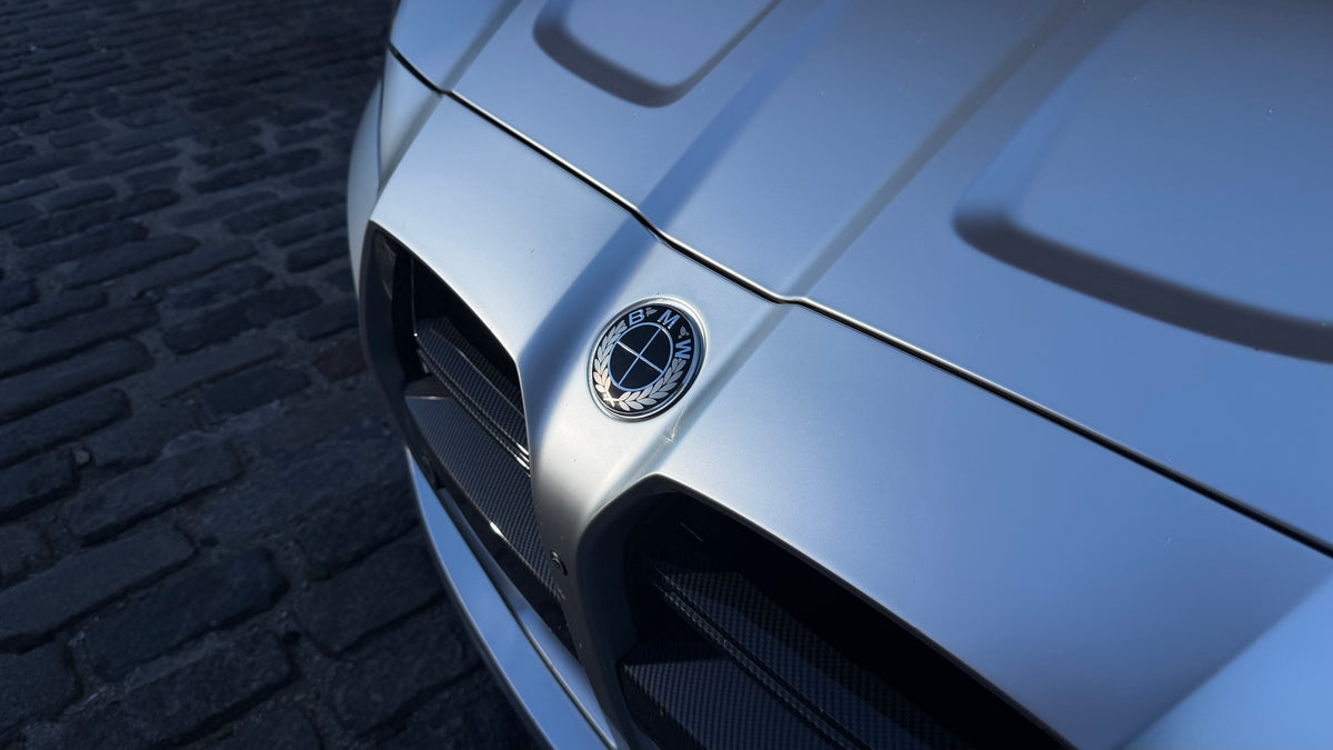 Roundelsphere emblem installed on BMW